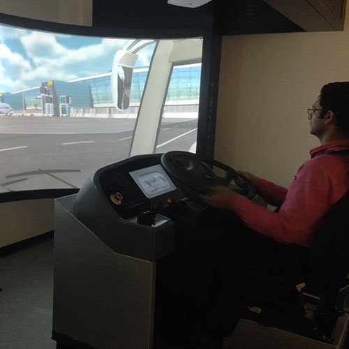 EF-Car Rehab / Driving simulator for persons with reduced mobility