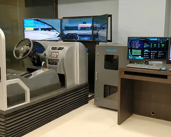 Driving simulator for research and training