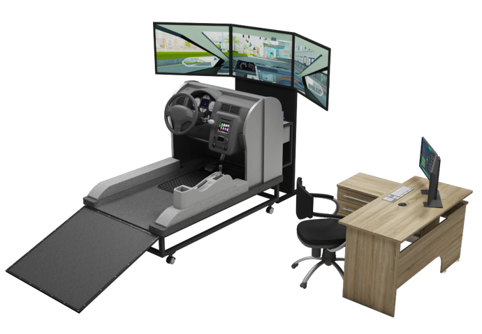 Driving Simulator (DS), 3D Basic Car Training Simulator - Zen Technologies