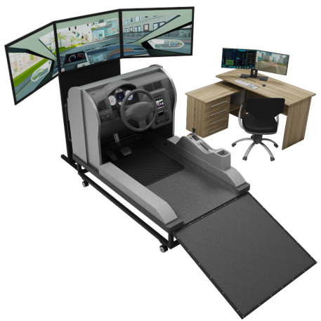 TecknoSIM Rehab driving simulator