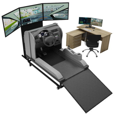 VS500M-R Car Simulator for Rehabilitation and Research