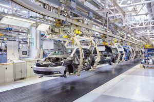 EV manufacturing and assembly line