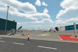 Simulated Airfield