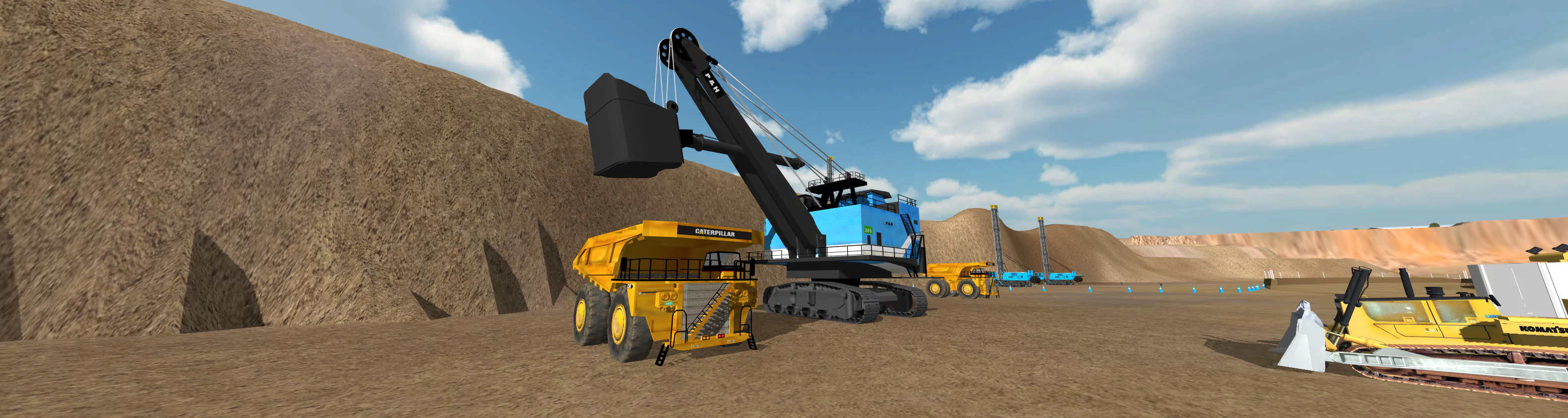 Virtual Reality - Custom Mines 1 mining and construction panaroma
